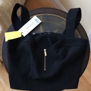 Karen Millen crop top. From Bloomingdales.